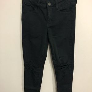 American Eagle Black ripped jeans